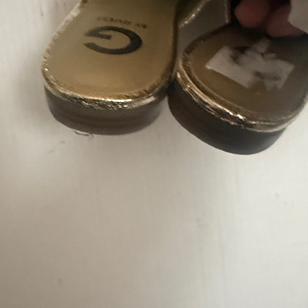 Guess Metallic Gold Chain Mules - Picture 4 of 4
